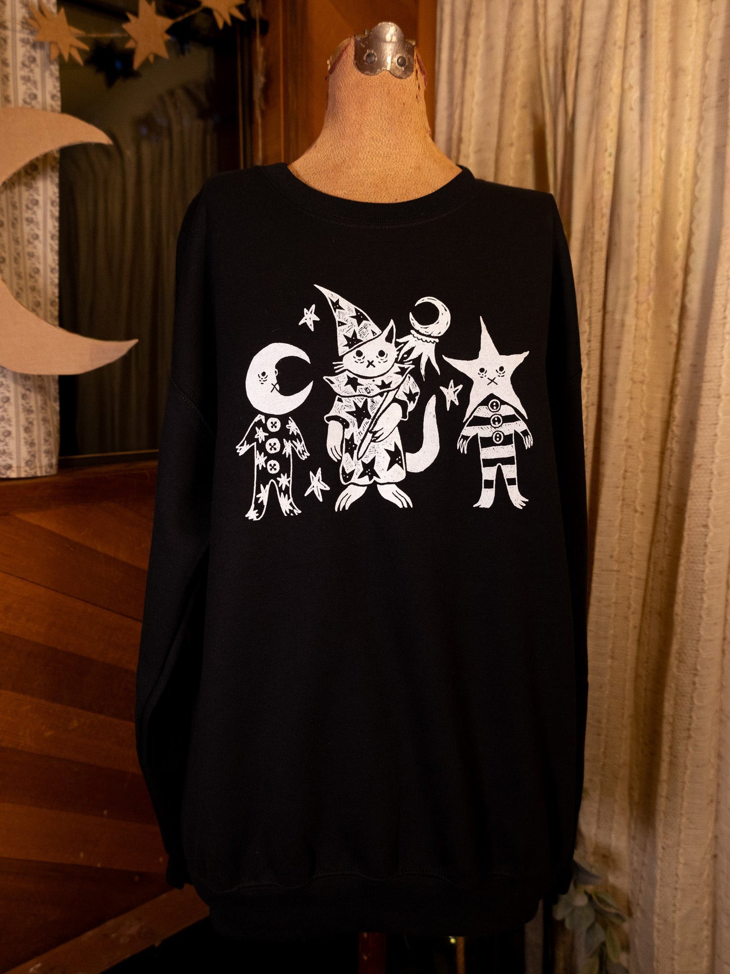 Mr. Sandman Crewneck in Pitch Black