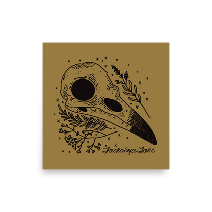 Crow Skull Print