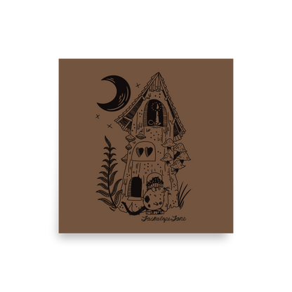 Mouse House Print