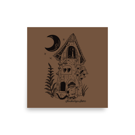 Mouse House Print
