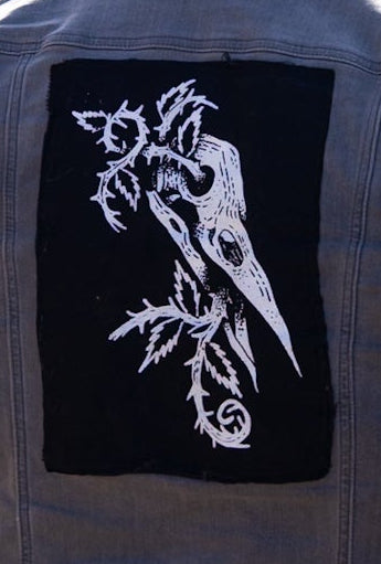 Crow Skull Back Patch