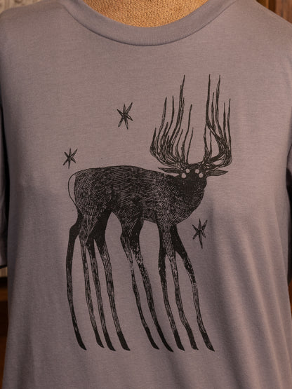 Spectral Deer T-Shirt in Cloudy Grey