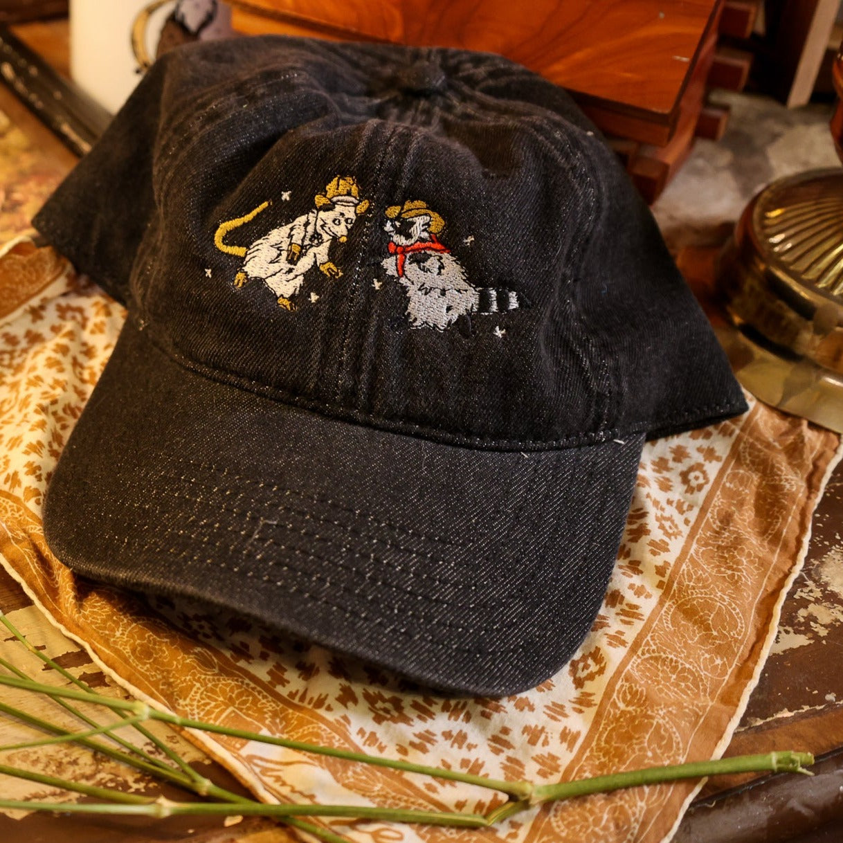 Yee Haw Pals Embroidered Denim Cap
