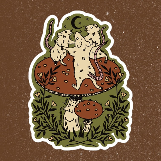 Merry Rats Sticker